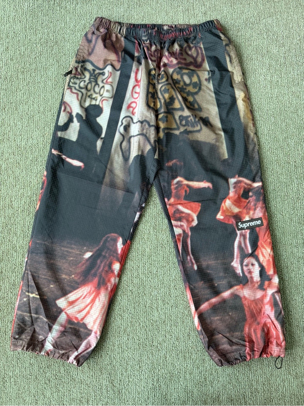 Supreme Reflective Ripstop Track Pants, Multi-color